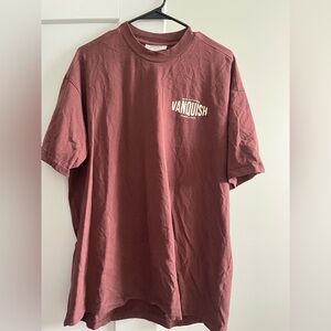 Vanquish Men's Burgundy Short Sleeve Tee